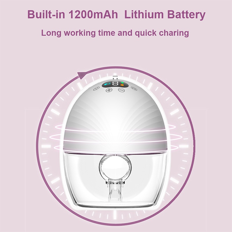 Máy hút sữa không dây rảnh tay，có mát xa và kích sữa / điều chỉnh lực hút máy hút sữa đeo được Thông Minh Êm Ái Sạc Pin