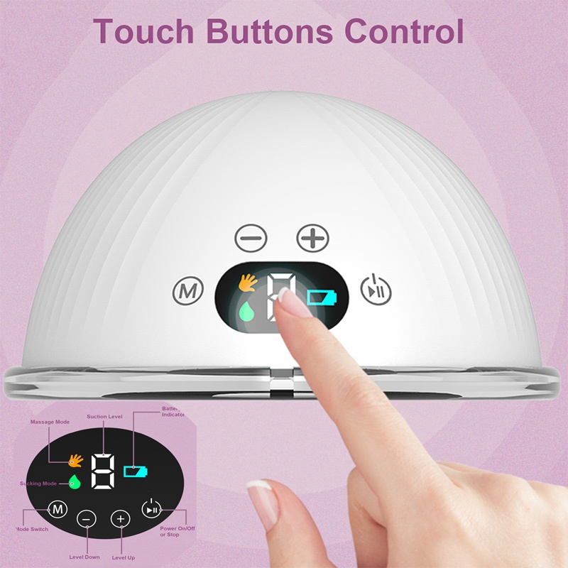 Máy hút sữa không dây rảnh tay，có mát xa và kích sữa / điều chỉnh lực hút máy hút sữa đeo được Thông Minh Êm Ái Sạc Pin