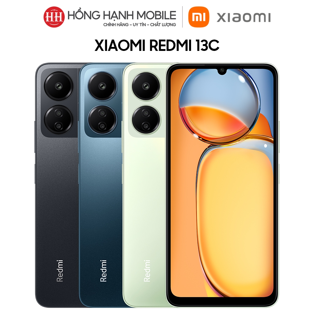 Điện Thoại Xiaomi Redmi 13C 6GB/128GB - Hàng Chính Hãng