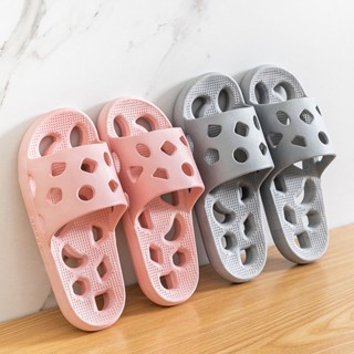 Dép đi trong nhà, nhà tắm thiết kế lỗ thoáng, róc nước nhanh khô chất liệu cao su bền êm chân