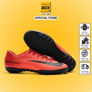 Giày Bóng Đá MercurialX Đỏ Lưỡi Gà Liền TF