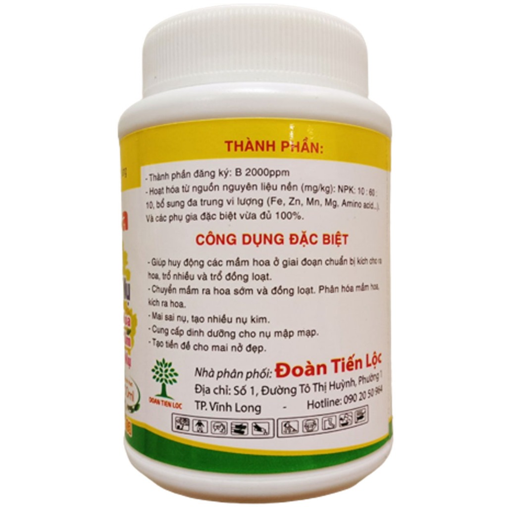 Siêu tạo nụ, kích hoa, dưỡng nụ mai vàng