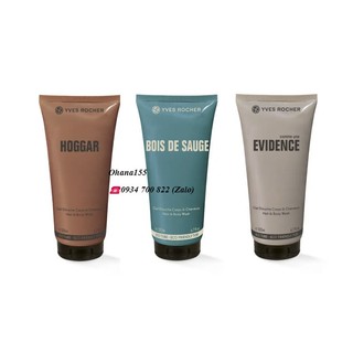 Tắm gội cho nam yves rocher hoggar, evidence ... hương nước hoa 200ml