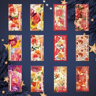Combo 3000 bao lì xì 2024, sỉ Bao lì xì Nhiều mẫu để lựa chọn, lựa mẫu tùy ý, hàng có sẵn