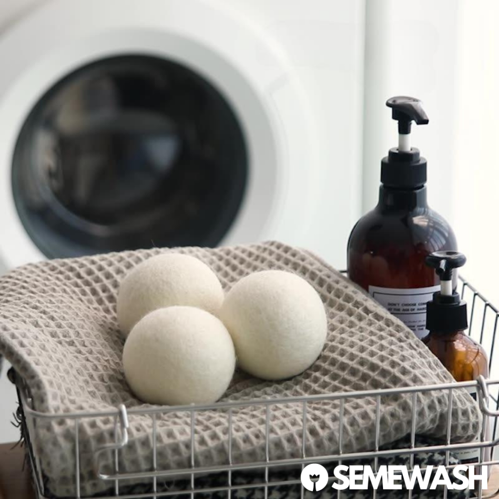 Bóng sấy len sấy khô quần áo combo 5 banh sấy nhanh chống nhăn làm mềm vải wool dry balls