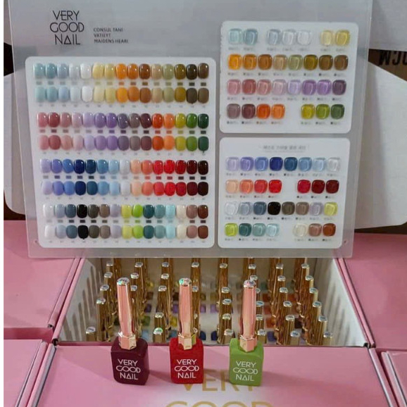 sơn gel verygood 60 màu nắp cao, set sơn 60 màu verygoo nắp cao