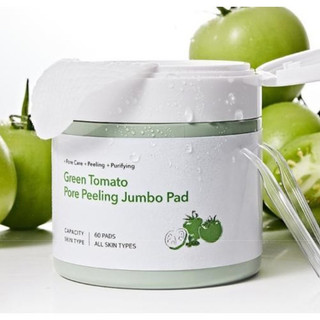 Pad tẩy da chết cà chua xanh sungboon green tomato pore peeling jumbo pad 180ml