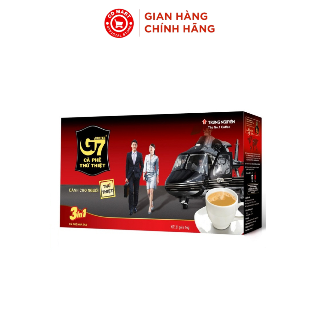 Cà phê hoà tan Trung Nguyên G7 331g (21 gói)