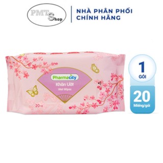 Khăn ướt Pharmacity Festive Wet Wipes gói 20 miếng