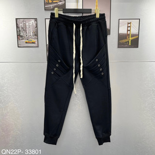 Quần Dài  Jogger Nam Obsess Amiri Nỉ Chân Cua Thêu Mang Xếp Li Bấm Lỗ Bạc Phối Nắp Túi Sau Cho Các Boy Phố Đi Chơi