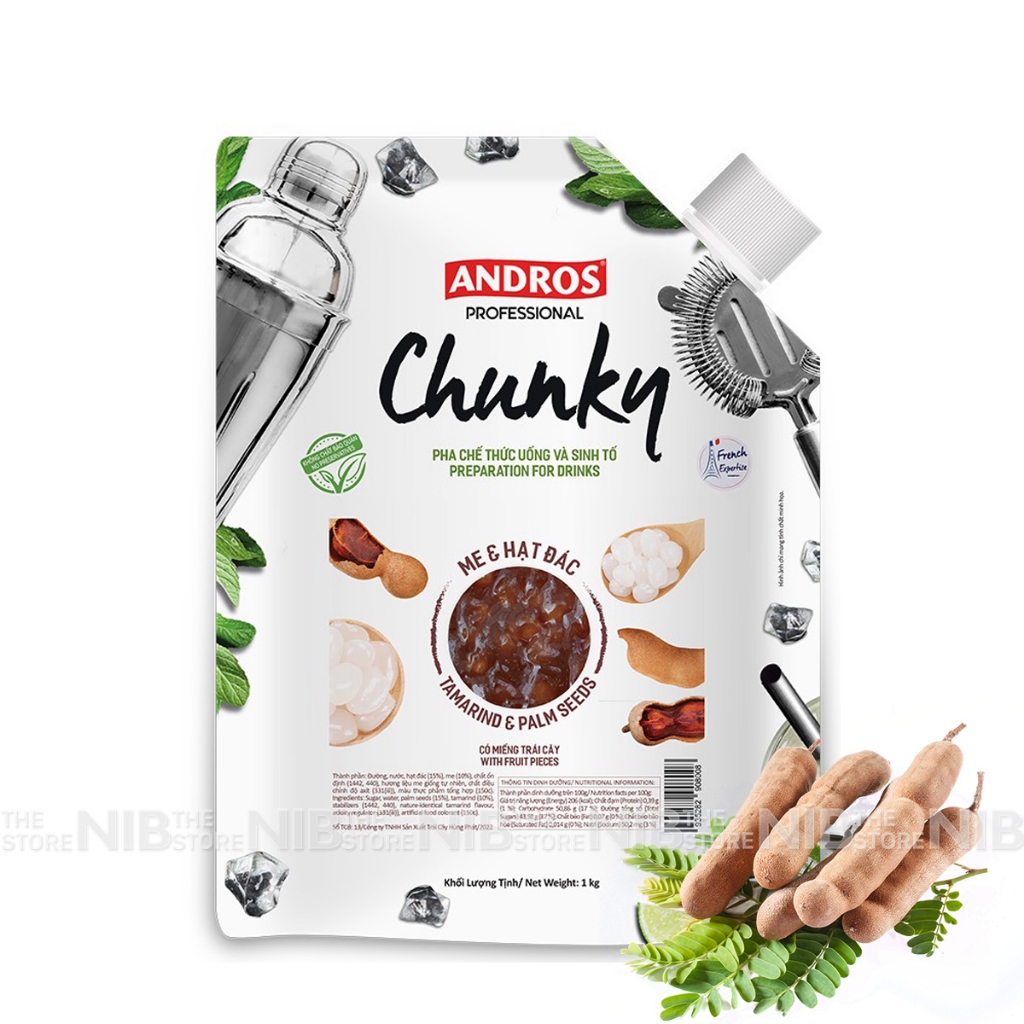 Mứt Chunky Me hạt đác gói 1kg