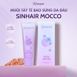 Tẩy da chết tóc,Muối tẩy da chết da đầu Sinhair Mocco - Tẩy tế bào chết da đầu - Thể tích 160ml