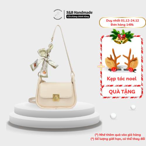 Túi handmade tự làm, Tự làm túi xách nữ da pu có dây đeo chéo và đeo vai phong cách hàn quốc trẻ trung