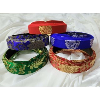 Khăn đóng/ khăn xếp nam bé trai vải gấm Thái Tuấn và gấm bông sen hàng loại 1 CÓ SẴN