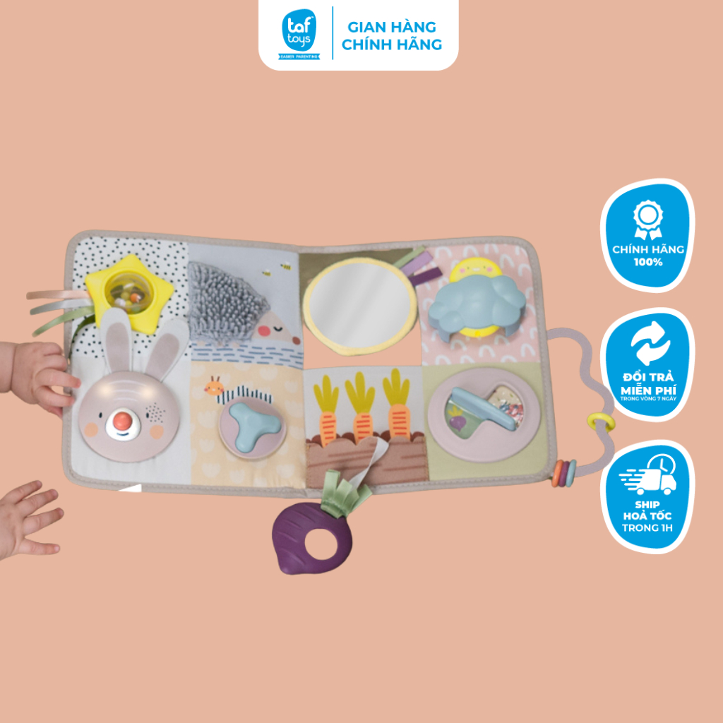 Bảng Vận Động TAF TOYS Đồ Chơi Phát Triển Kỹ Năng Có Nhạc Cho Bé Từ 0M+ - Developmental Activity center