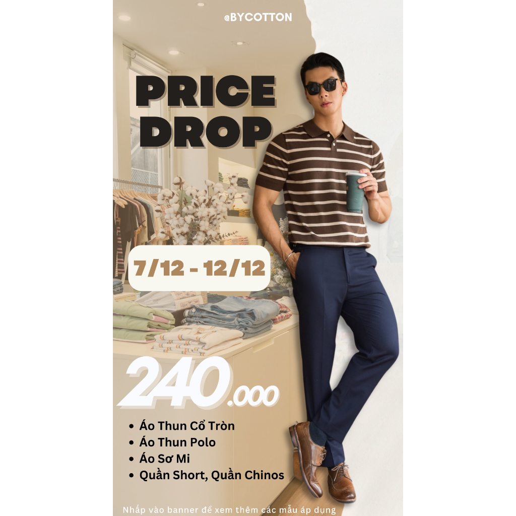 Áo Sơ Mi Nam Cao Cấp Red Blue Checked 1022 BY COTTON