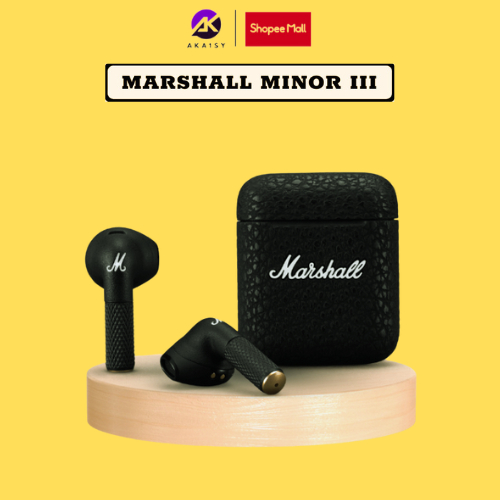 Tai Nghe Bluetooth Không Dây Marshall Minor III,Full Chức Năng,Âm Thanh Nổi,Cảm Ứng Chạm,Thiết Kế Đẹp,Chính Hãng AK1SY