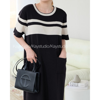 [KAYSTUDIO] ĐẦM SUÔNG ĐEN HATU