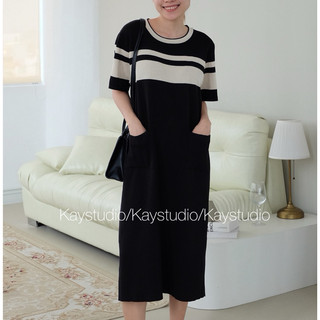[KAYSTUDIO] ĐẦM SUÔNG ĐEN HATU