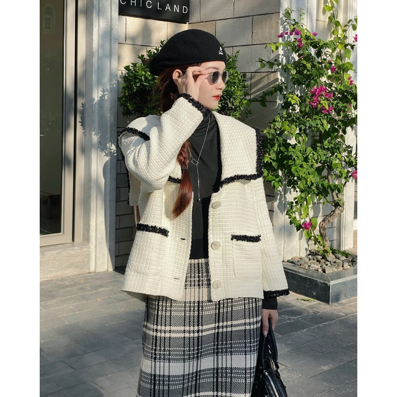 𝐓𝐰𝐞𝐞𝐝 𝐉𝐚𝐜𝐤𝐞𝐭 - Áo khoác vải Tweed