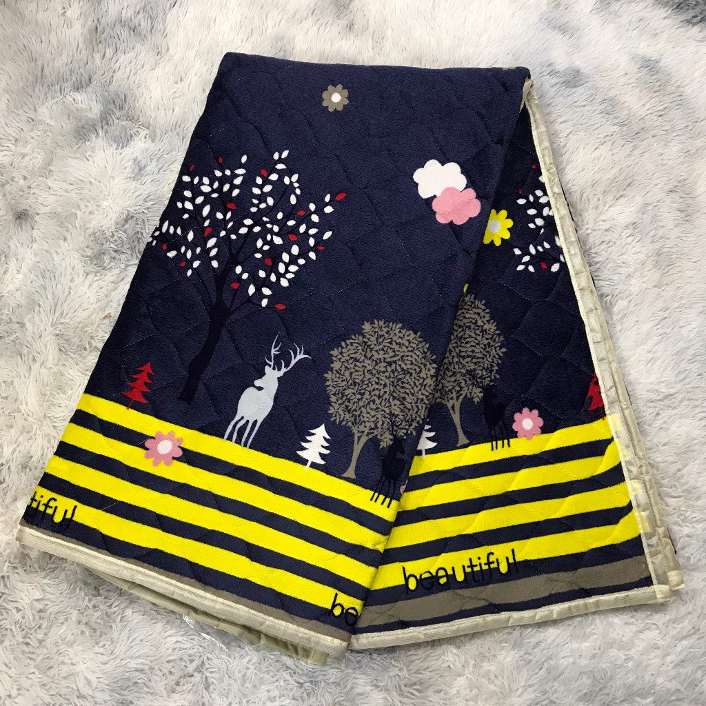 Thảm nỉ nhung, thảm trải giường lông cừu cao cấp 3 lớp trải sàn mùa đông siêu ấm áp.