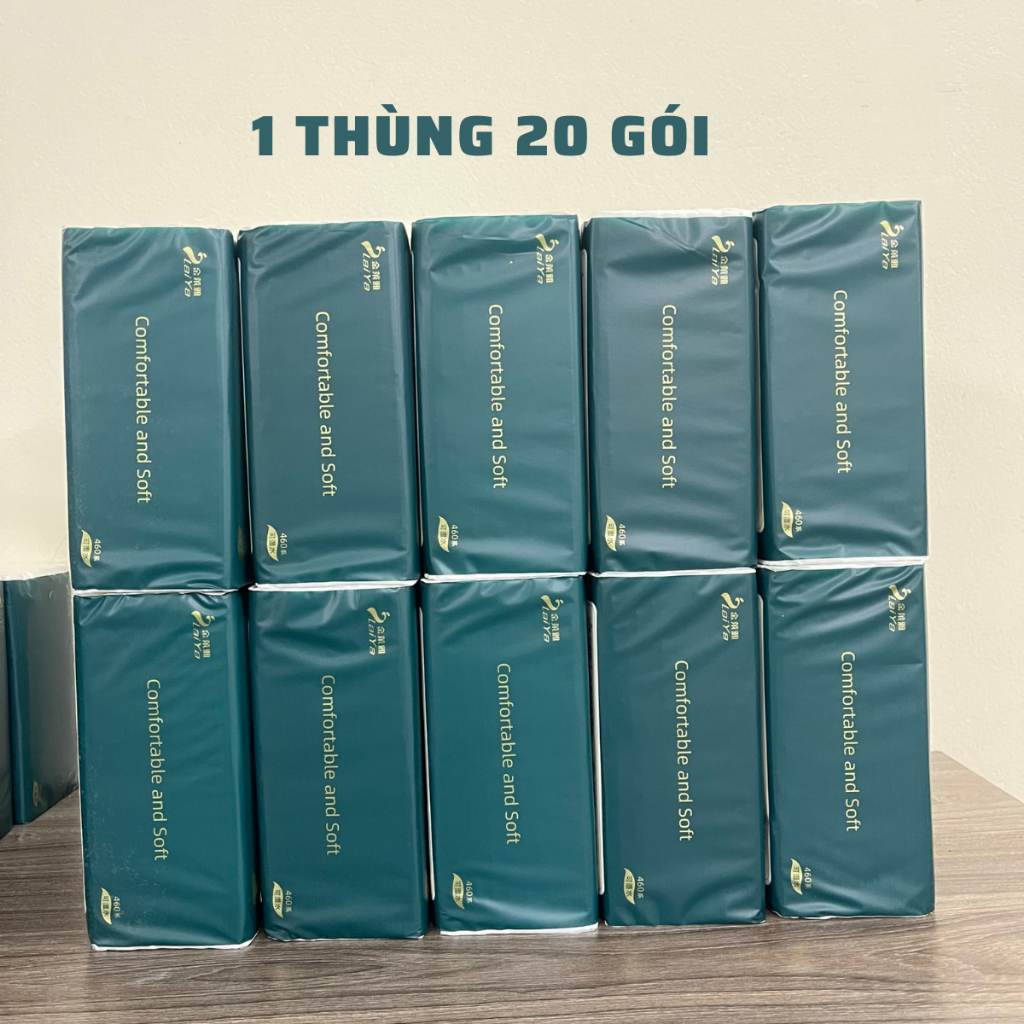 Thùng 20 Gói Giấy Ăn Rút Zhongxing - Giấy 5 lớp Siêu Dai mềm mịn Chuẩn Nội Địa Trung Quốc