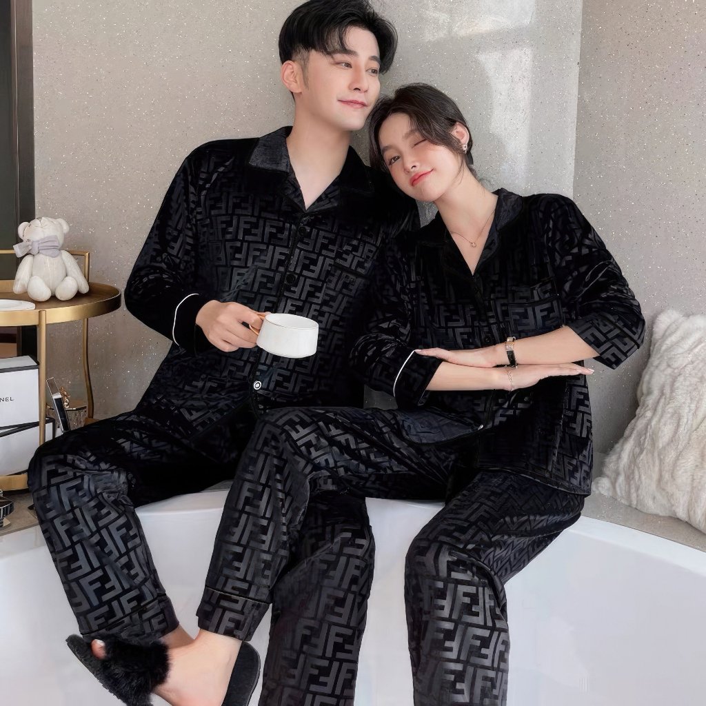 Đồ bộ mặc nhà Pijama vải nhung ấm áp mềm mại FD14 - Beemanor