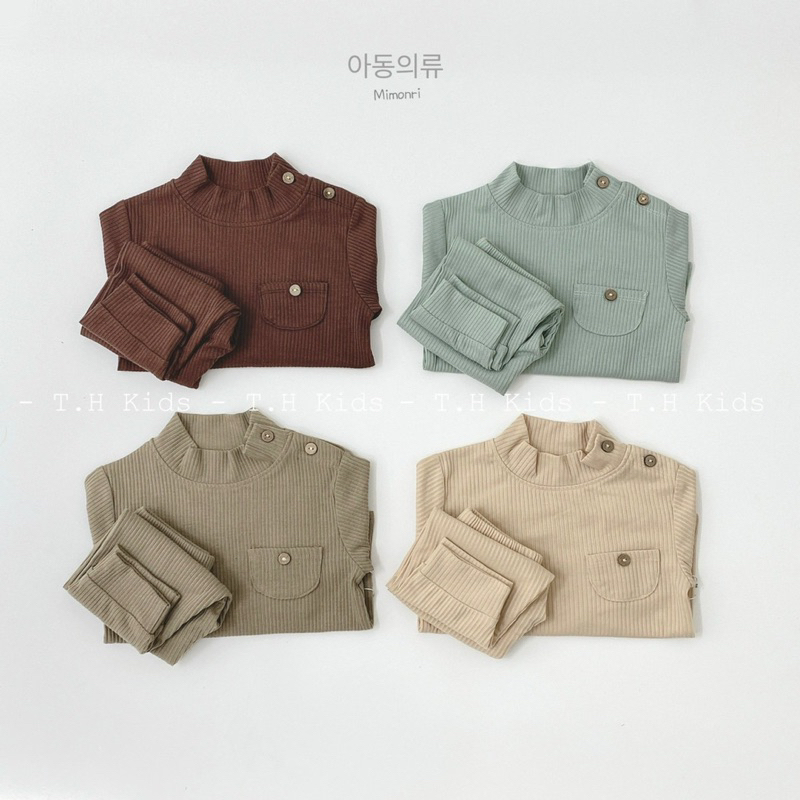 (6-16kg) Bộ dài tay BT BG cổ 3p