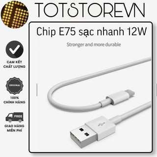 Dây sạc nhanh 12W cho tai nghe, điện thoại iP, iP@d