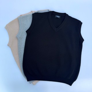 Áo gile len nam nữ SOFT MENSWEAR cao cấp, form rộng phong cách Hàn Quốc, chất len lông cừu dệt kim mềm mịn