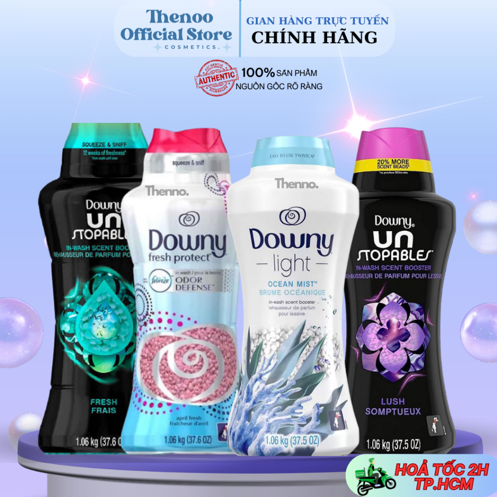 Viên Xả Vải Downy Fresh Protect, Un Stoppables 859g - 1.06Kg Của Mỹ