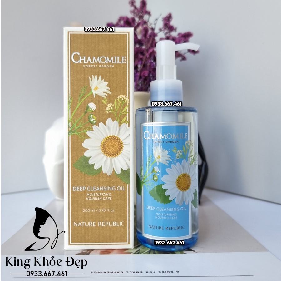 Dầu Tẩy Trang Nature Republic Chamomile Forest Garden Cleansing Oil