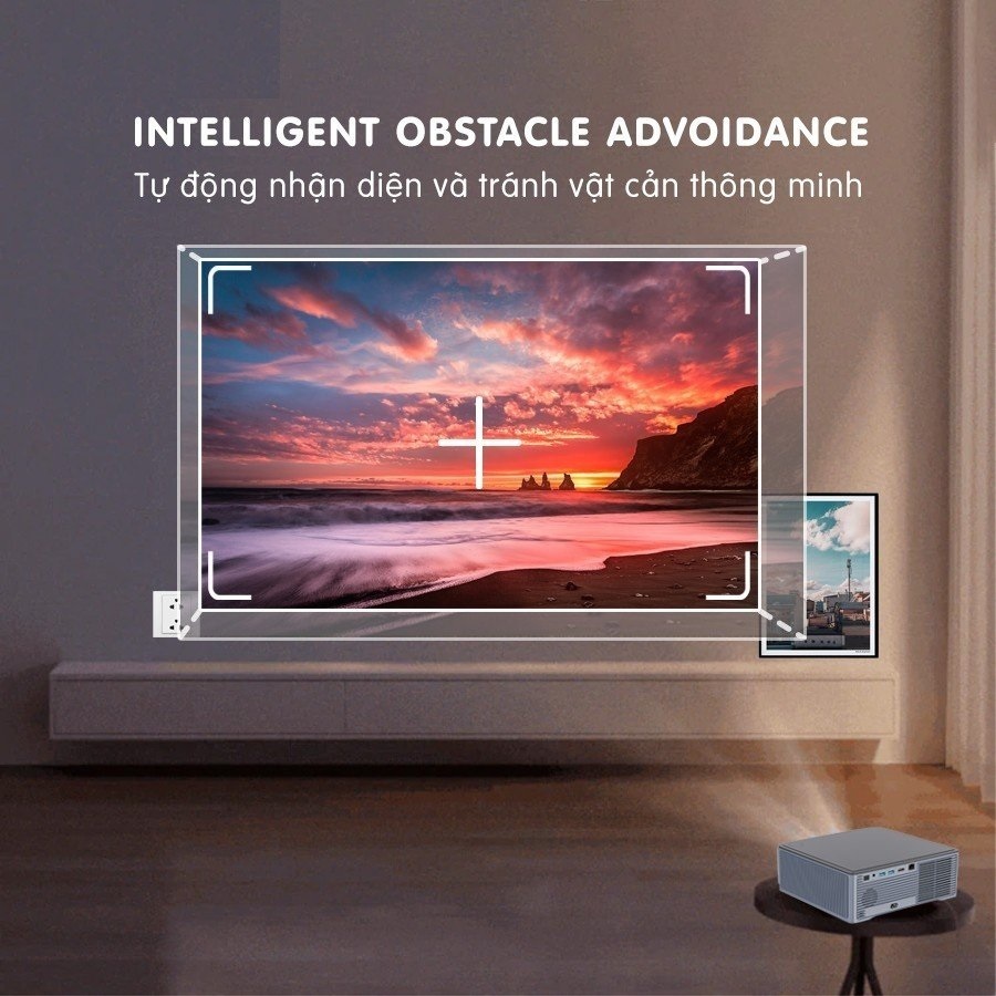 Máy chiếu  Xcine pro/tự động lấy nét/ tiếng việt 100% máy mới 100% bảo hành 12 tháng