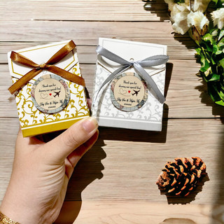 Set 50 hộp quà cưới tặng khách hoa văn
