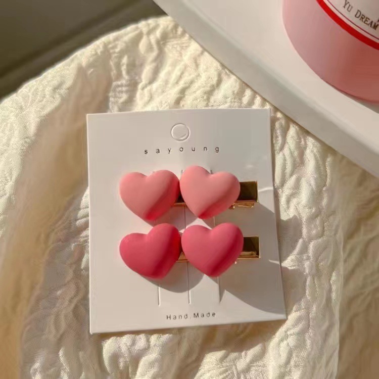 Kẹp Tóc Mái Hồng Nhiều Mẫu Dễ Thương MEILI STORE