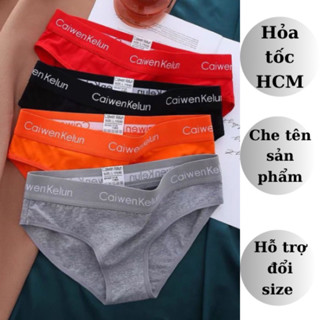 Quần lót cotton nữ & tomboy xuất dư CAIWEN KELUN thông hơi, kháng khuẩn, nhiều màu hottrend cạp 4cm năng động cá tính