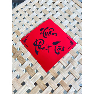 Chữ thư pháp trang trí tết ,decor mẹt
