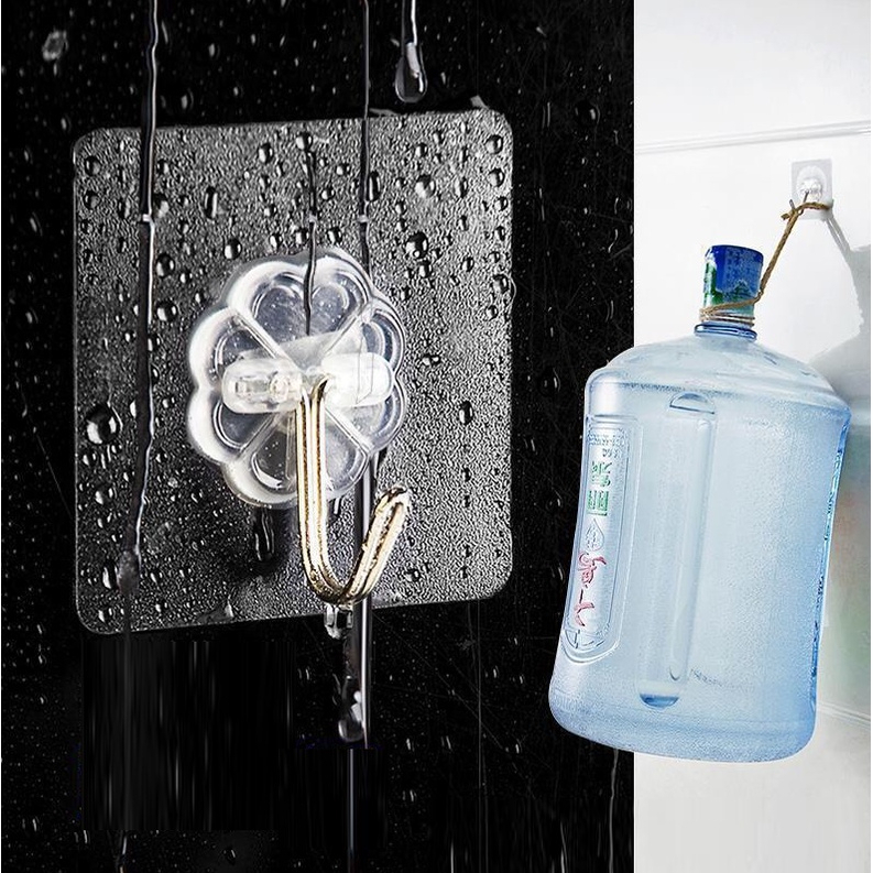 Combo 10 Móc Dán Tường Siêu Dính Trong Suốt Chịu Lực Tốt - MY2