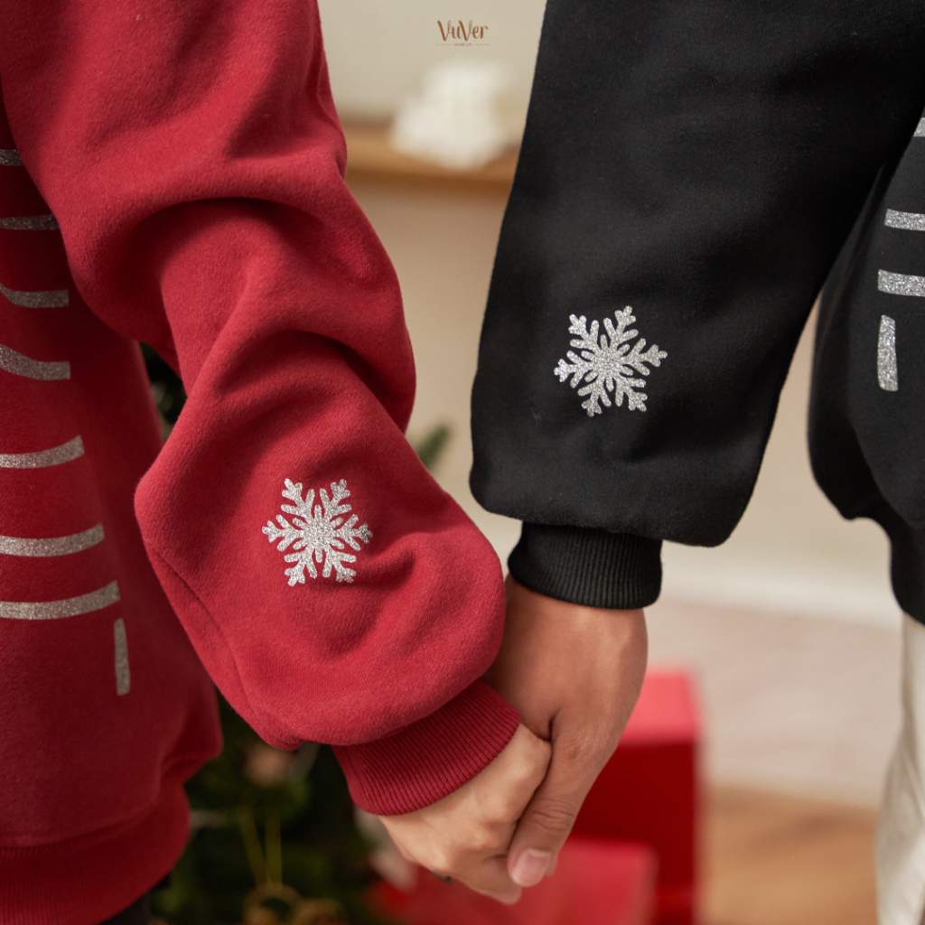 - Áo đôi Sweater nỉ bông - CHRISTMAS TREE - áo unisex nam nữ - vuver.vn