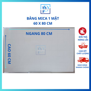 Bảng Trắng Mica Viết Bút Lông từ KT bé đến KT lớn - bảng treo tường