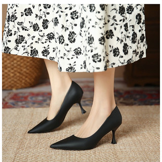 Giày cao gót mũi nhọn màu trơn basic có thêm bigsize 40 41 42 cho nàng ngoại cỡ - Toffly Shoes