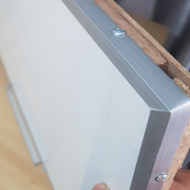 Bảng Trắng Mica 80x120cm Viết Bút Lông Viền Nhôm - bảng treo tường - bảng viết bút lông