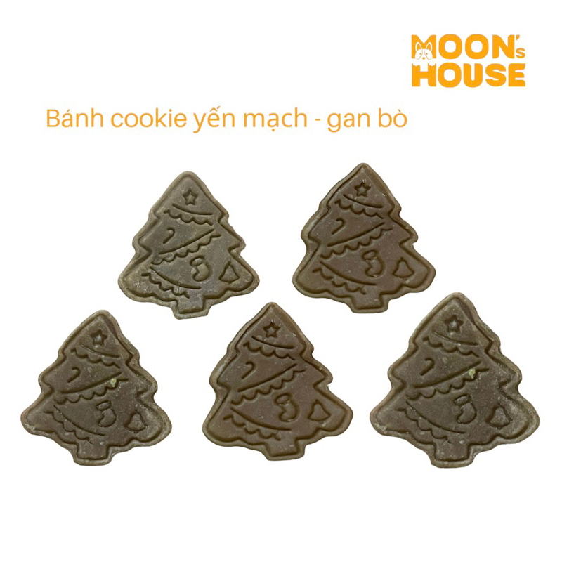 Bánh thưởng - Bánh Nướng Gan Bò - Yến Mạch hỗ trợ tiêu hoá cho thú cưng.