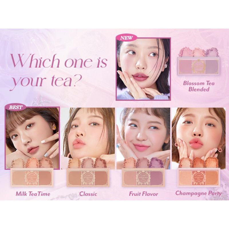 Bảng Má I’m Meme I’m Afternoon Tea Blusher Palette màu 03