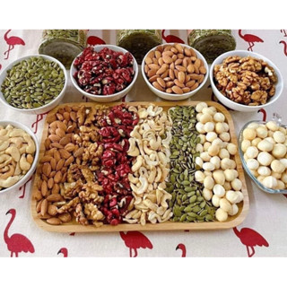 Nguyên liệu làm Granola và Hạt dinh dưỡng Mix / Hạt làm kẹo Nougat / Hạt hỗn hợp 1KG