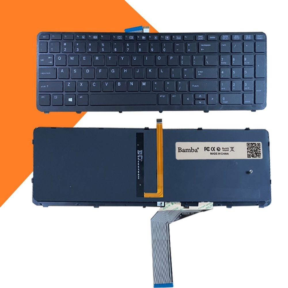 Bàn phím dùng cho laptop HP Zbook 15 G1, 15 G2, Zbook 17 G1, 17 G2 KHÔNG CHUỘT - CÓ ĐÈN