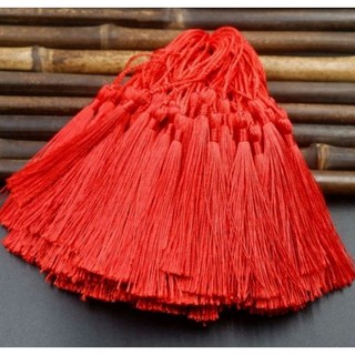 Dây tua rua đỏ trang trí tết 13cm