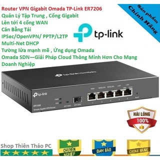 Router vnp cân bằng tải tp-link er7206 ,với 4 cổng wan đa mạng safestream gigabit