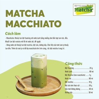 Bột Matcha Gold (trà xanh) - 500gr