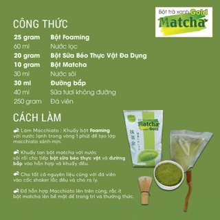 Bột Matcha Gold (trà xanh) - 500gr